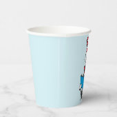 Kat in het Pet Lezen Papieren Bekers (Rechts)