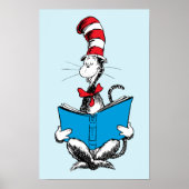 Kat in het Pet Lezen Poster (Voorkant)