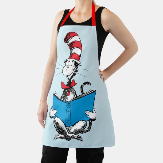 Kat in het Pet Lezen Schort (Insitu)