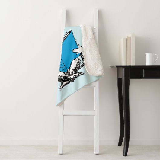 Kat in het Pet Lezen Sherpa Deken (In situ)