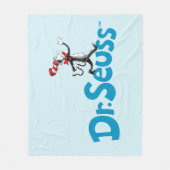 Kat in het Pet  Logo Fleece Deken (Voorkant)