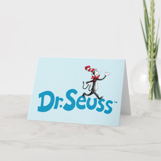 Kat in het Pet  Logo Kaart (Voorkant)