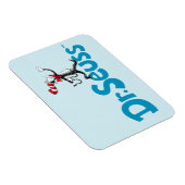 Kat in het Pet  Logo Magneet (Rechterzijde)