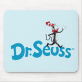 Kat in het Pet  Logo Muismat (Voorkant)