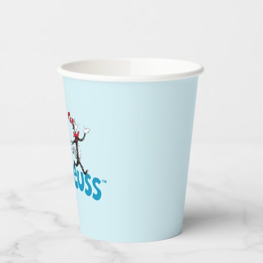 Kat in het Pet  Logo Papieren Bekers (Links)