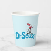 Kat in het Pet  Logo Papieren Bekers (Voorkant)