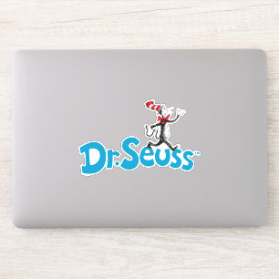 Kat in het Pet  Logo Sticker