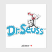 Kat in het Pet  Logo Sticker (Vel)