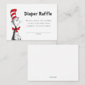 Kat in het Pet | Luier Raffle invoegen Kaart (Voorkant / Achterkant)