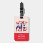 Kat in het Pet | Maar dat is niet alles wat ik kan Bagagelabel (Voorkant verticaal)