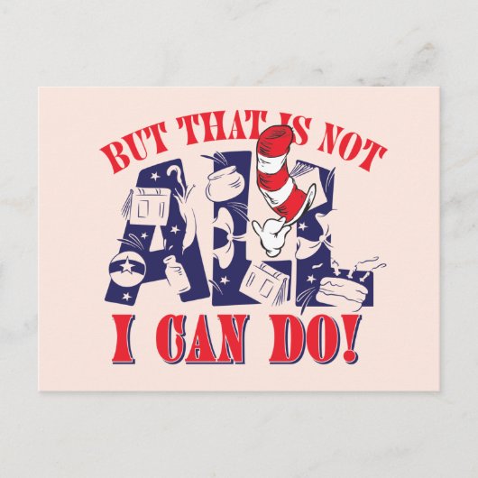 Kat in het Pet | Maar dat is niet alles wat ik kan Briefkaart (Voorkant)