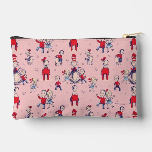 Kat in het Pet | Met een Kinder achtergrond Etui (Achterkant)