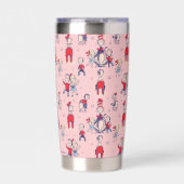 Kat in het Pet | Met een Kinder achtergrond Geïsoleerde Drinkbeker (Voorkant)