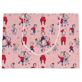 Kat in het Pet | Met een Kinder achtergrond Groot Cadeauzakje (Voorkant)