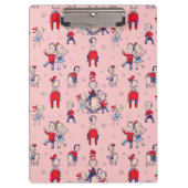 Kat in het Pet | Met een Kinder achtergrond Klembord (Voorkant)