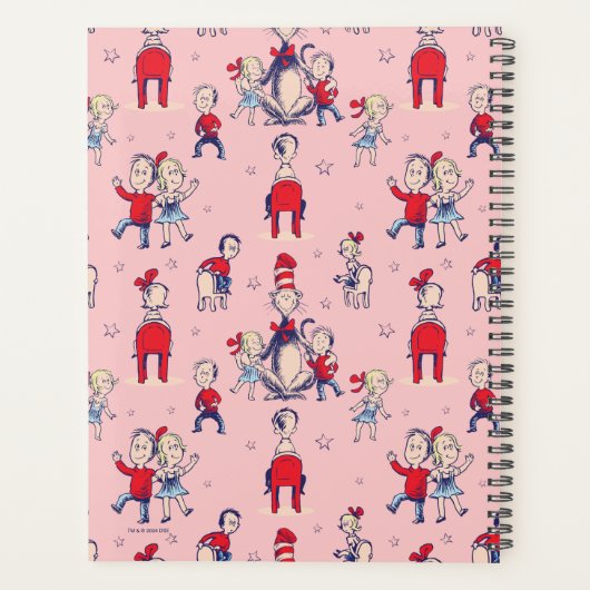 Kat in het Pet | Met een Kinder achtergrond Planner (Achterkant)