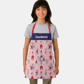 Kat in het Pet | Met een Kinder achtergrond Schort (Insitu)