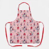 Kat in het Pet | Met een Kinder achtergrond Schort (Voorkant)