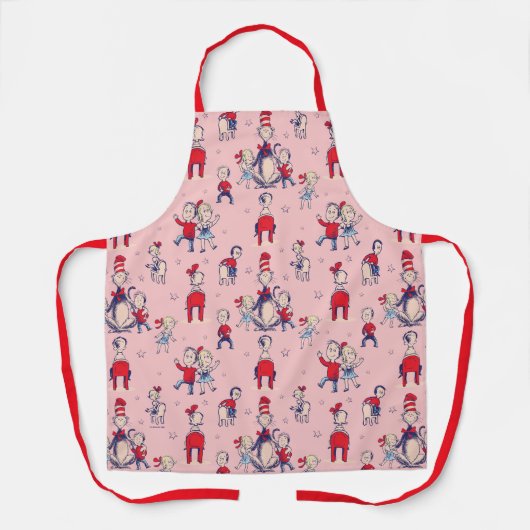 Kat in het Pet | Met een Kinder achtergrond Schort (Voorkant)