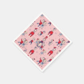 Kat in het Pet | Met een Kinder achtergrond Servet (Hoek)