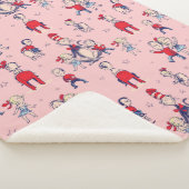 Kat in het Pet | Met een Kinder achtergrond Sherpa Deken (3/4)