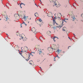 Kat in het Pet | Met een Kinder achtergrond Tissuepapier (Detail)