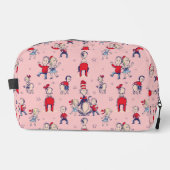 Kat in het Pet | Met een Kinder achtergrond Toilettasje (Voorkant)