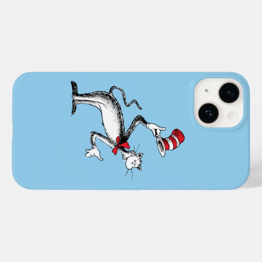 Kat in het Pet neemt een boog Case-Mate iPhone Case (Achterkant (horizontaal))