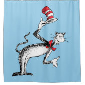 Kat in het Pet neemt een boog Douchegordijn (Voorkant)