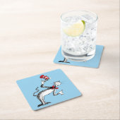 Kat in het Pet neemt een boog Kartonnen Onderzetters (Insitu)