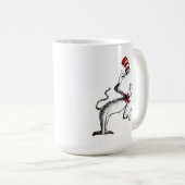 Kat in het Pet neemt een boog Koffiemok (Voorkant rechts)