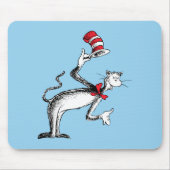 Kat in het Pet neemt een boog Muismat (Voorkant)