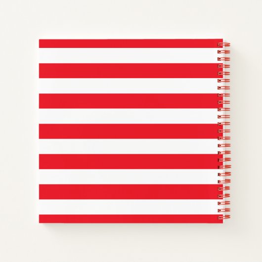 Kat in het Pet neemt een boog Notitieboek (Achterkant)