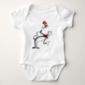 Kat in het Pet neemt een boog Romper (Voorkant)