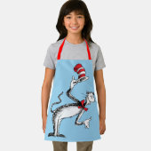 Kat in het Pet neemt een boog Schort (Insitu)