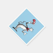 Kat in het Pet neemt een boog Servet (Hoek)