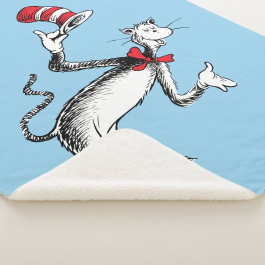 Kat in het Pet neemt een boog Sherpa Deken (3/4)