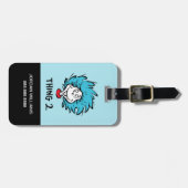 Kat in het Pet | Punt twee Bagagelabel (Voorkant horizontaal)