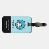 Kat in het Pet | Punt twee Bagagelabel (Achterkant horizontaal)