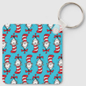 Kat in het Pet Sleutelhanger (Achterkant)