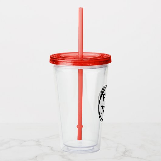 Kat in het Pet | Thing One Thing Two - Leuk ding Acryl Drinkbeker (Rechts)