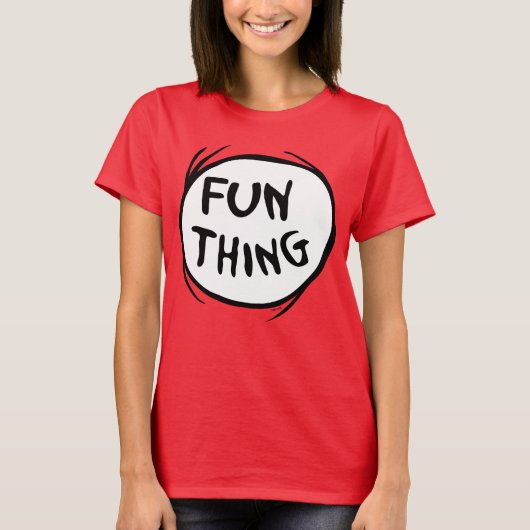 Kat in het Pet | Thing One Thing Two - Leuk ding T-shirt (Voorkant)