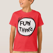 Kat in het Pet | Thing One Thing Two - Leuk ding T-shirt (Voorkant)