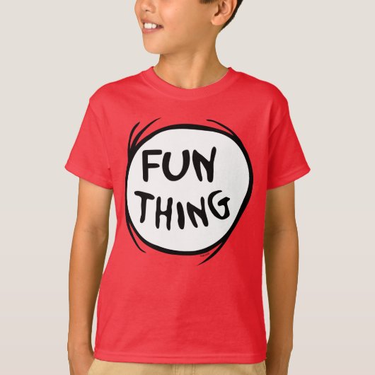 Kat in het Pet | Thing One Thing Two - Leuk ding T-shirt (Voorkant)