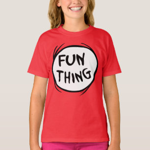 Kat in het Pet   Thing One Thing Two - Leuk ding T-shirt