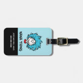 Kat in het Pet | Thing One Thing Two - Nana Thing Bagagelabel (Voorkant horizontaal)