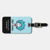 Kat in het Pet | Thing One Thing Two - Papa Thing Bagagelabel (Voorkant horizontaal)