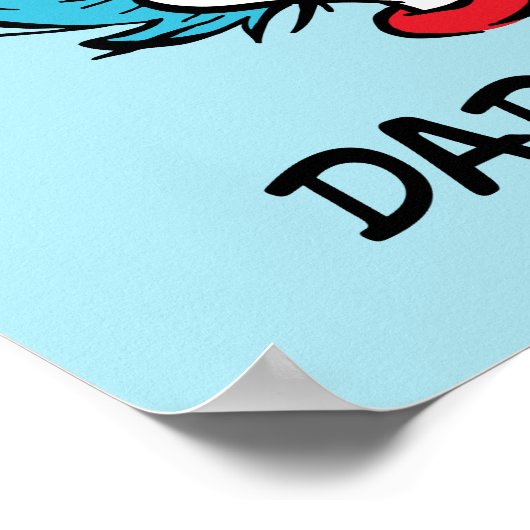 Kat in het Pet | Thing One Thing Two - Papa Thing Poster (Hoek)