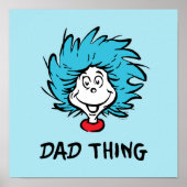 Kat in het Pet | Thing One Thing Two - Papa Thing Poster (Voorkant)