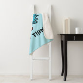 Kat in het Pet | Thing One Thing Two - Papa Thing Sherpa Deken (In situ)